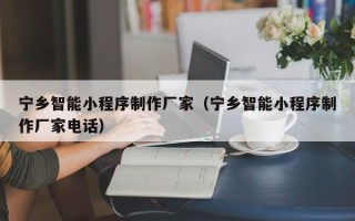 海拉尔宁乡智能小程序制作厂家（宁乡智能小程序制作厂家电话）